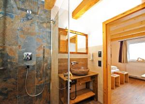 Kúpeľňa v ubytovaní Appartement Berghof