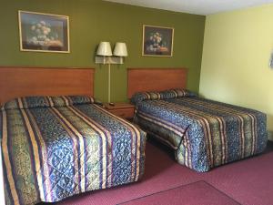 Postel nebo postele na pokoji v ubytování Pine Ridge Motel