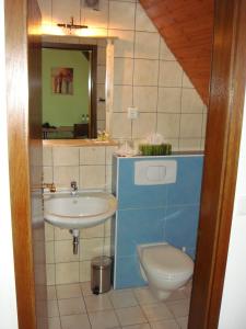 Koupelna v ubytování Hotel Smart-Inn