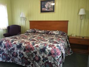 Postel nebo postele na pokoji v ubytování Pine Ridge Motel