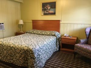 Postel nebo postele na pokoji v ubytování Pine Ridge Motel