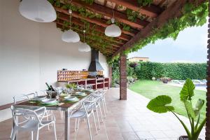 Zahrada ubytování Villa Garriguella