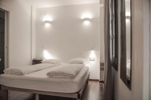 Postel nebo postele na pokoji v ubytování Barcelona Beach Apartments
