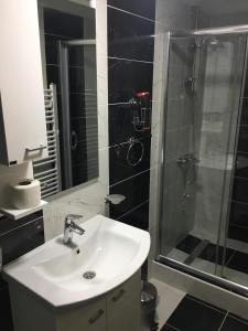 Bilik mandi di Bed and Breakfast Divanhana