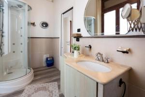 Koupelna v ubytování B&B Ortigia Bedda
