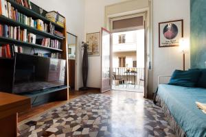 Knihovna v bed and breakfast