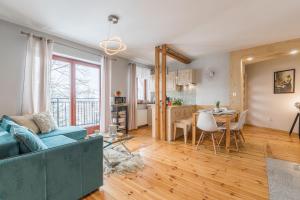 Kuchyňa alebo kuchynka v ubytovaní Apartament Marmurki Zakopane