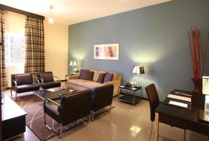 Posezení v ubytování The Eclipse Boutique Suites