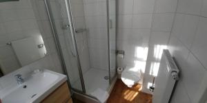 Kupatilo u objektu Hotel Alte Brennerei
