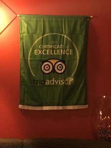 Certifikát, hodnocení, plakát nebo jiný dokument vystavený v ubytování The George Hotel