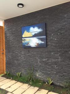 Telewizja i/lub zestaw kina domowego w obiekcie Star House