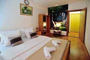 Postel nebo postele na pokoji v ubytování Motel Edem