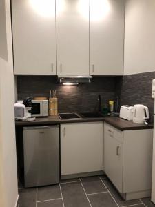 Η κουζίνα ή μικρή κουζίνα στο Apartment Kornstraße