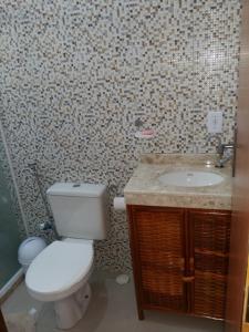 A bathroom at Cantinho na Chi'apada