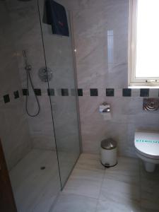 A bathroom at Amorosa Villas
