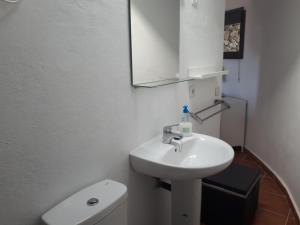 Koupelna v ubytování Loft La Tahonilla