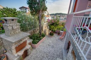 Balkón nebo terasa v ubytování Apartman Dragica