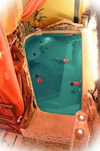 a swimming pool in a room at Casa vacanze da Francesca in Cala Gonone