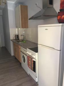 Kuchyň nebo kuchyňský kout v ubytování City-Apartment in Nurnberg