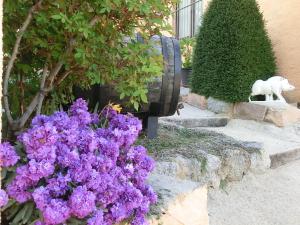 Zahrada ubytování Apartamento en pleno Montseny Mas Romeu Turisme Rural