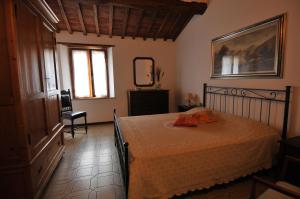 เตียงในห้องที่ "La Casa di Maria Luce" con terrazza panoramica