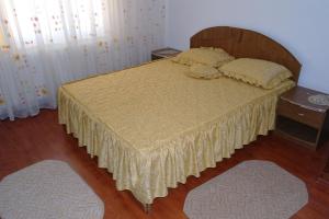 Cama o camas de una habitación en Pensiunea Arkoudaki