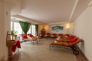 Χώρος καθιστικού στο Hotel Hellweger