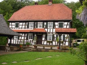 Zahrada ubytování Ferme Auberge du Moulin des Sept Fontaines