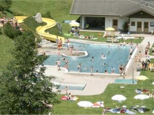 a group of people in a swimming pool at BIO-Bergbauernhof Ederhias in Liesing