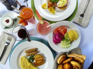 Breakfast options available to guests at Umah Tampih Luxury Private Villa - CHSE Certified