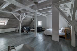 Postel nebo postele na pokoji v ubytování Boutique hotel Mezi plutky