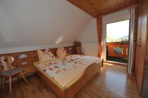 Postel nebo postele na pokoji v ubytování Haus Helga
