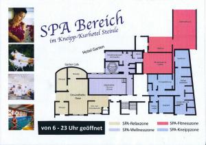 Půdorys ubytování Kneipp-Kurhotel Steinle