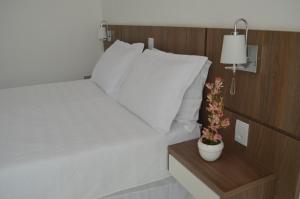 Postel nebo postele na pokoji v ubytování Itacolomi Hotel