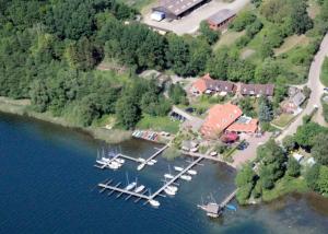 วิว Hotel am See Römnitzer Mühle จากมุมสูง