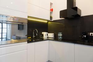 Kuchyňa alebo kuchynka v ubytovaní Art Room Boutique Apartment