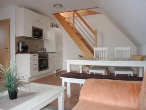 Kuchyň nebo kuchyňský kout v ubytování Usedom Suites Ückeritz