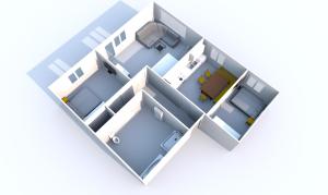 Půdorys ubytování Apartment Hermine