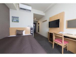 TV a/nebo společenská místnost v ubytování Hotel Super Tomari