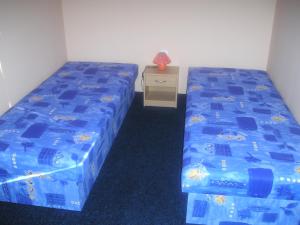 Postel nebo postele na pokoji v ubytování VINAŘSTVÍ DAVID OSIČKA