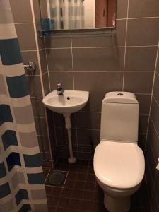 Koupelna v ubytování Tientaus 1 Apartments
