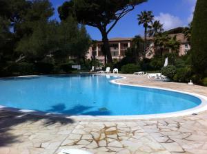 La pileta dentro o cerca de T2 vue mer 50m de la plage à Giens (83) 7 fotos más