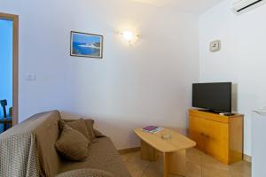 TV a/nebo společenská místnost v ubytování Apartmani Dorita