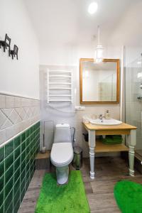 Vonios kambarys apgyvendinimo įstaigoje Edem Apartments in Lviv