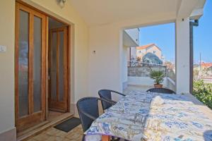 Balkón nebo terasa v ubytování Apartmani Dorita