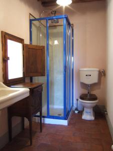 Ett badrum på Villa Granchiaia