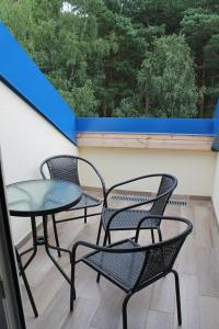 Balkón nebo terasa v ubytování Apartament "Zacisze"