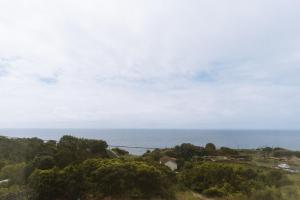 vistas al océano desde una colina en Hospedagem Portal dos Vimes AL, en São João