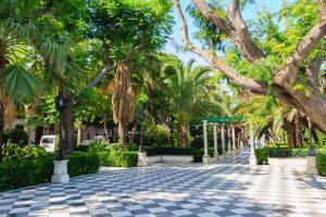A garden outside La Herencia del REGIDOR by Cadiz4Rentals