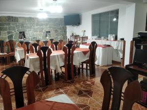 Restaurace v ubytování Viandina Machupicchu